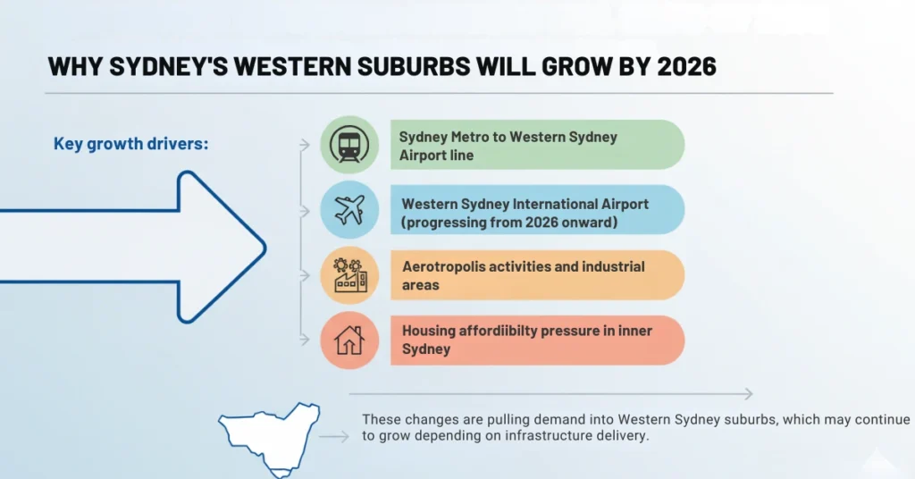 WHY SYDNEY'S WESTERN SUBURBS WILL GROW BY 2026
