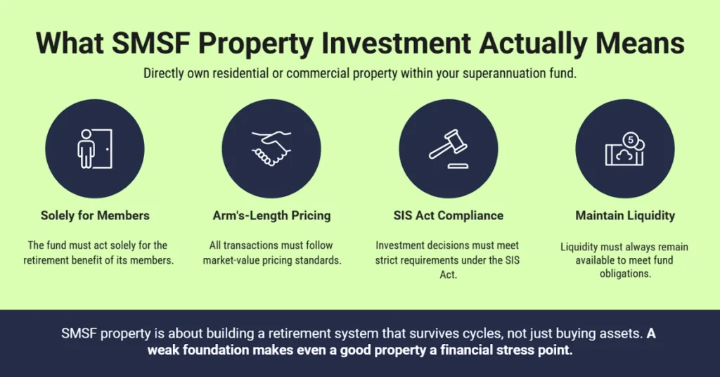 What SMSF Property Investment Actually Means