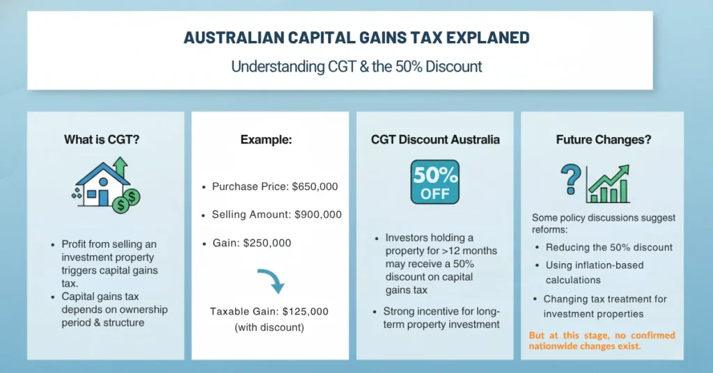 AUSTRALIAN CAPITAL GAINS TAX EXPLANED